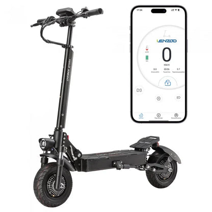 Halo Knight T104 Składana hulajnoga elektryczna, silnik 1200W*2, bateria 52V 21Ah, 10-calowe opony, maks. prędkość 65km/h - Dostawca