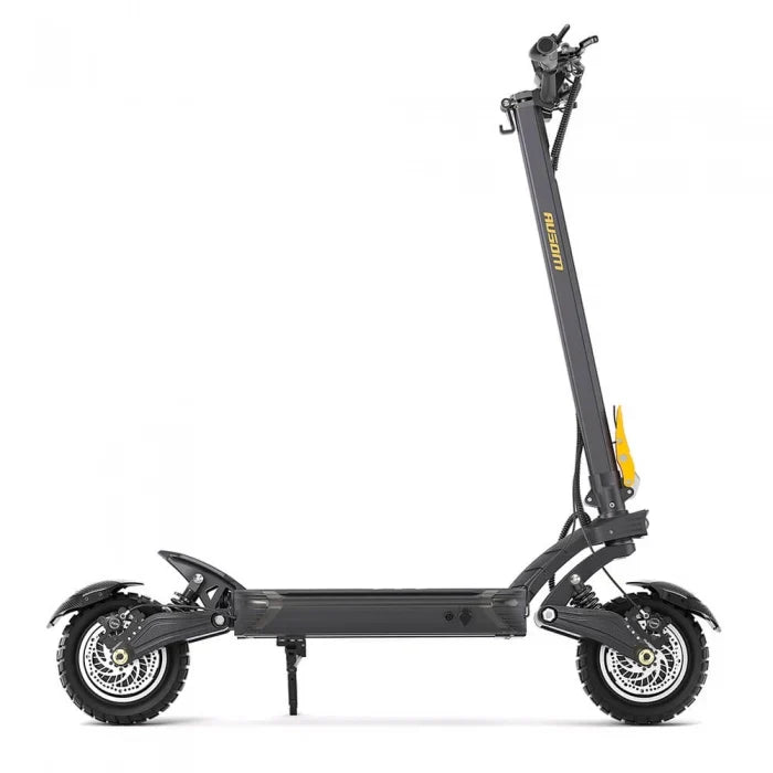 Składana hulajnoga elektryczna Ausom F1 Max, silnik 2*1400W, bateria 60V 20,8Ah, opony 10x3,0 cali, maks. prędkość 72 km/h - Dostawca